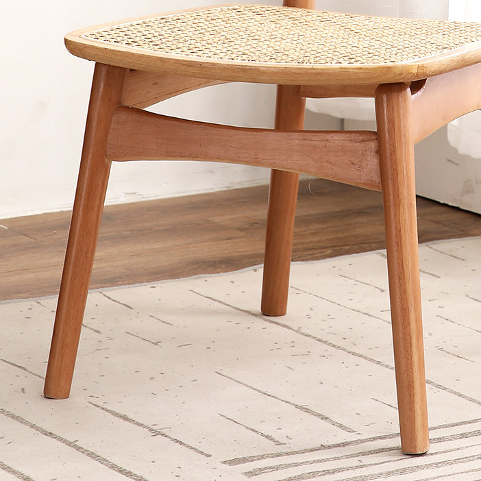 Contemporary Style Dining Chairs Armless Open Back Chairs with Wooden Legs Clearhalo ' kitchen&dining_furn' 'Dining Chairs' 'Dining Tables & Seating' 'dining_chair' 'furn' 'furn_dining_chair' 'Furniture' 'furniture_dining_chair' 'Kitchen & Dining Furniture' 'kitchen' 4245947