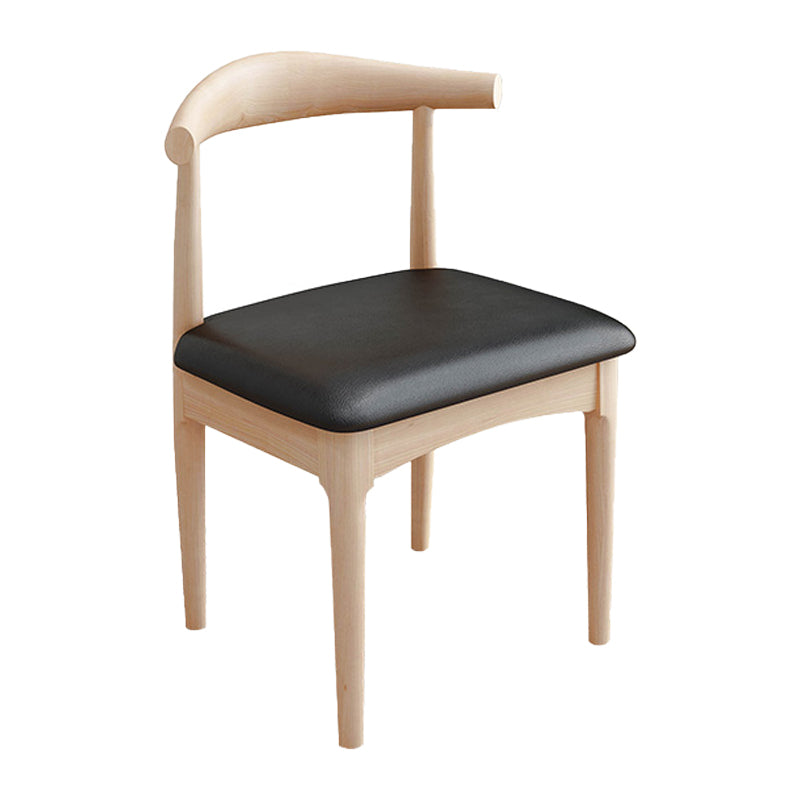 Contemporary Style Wood Dining Chairs Armless Open Back Dining Chair Natural 1 Piece Clearhalo ' kitchen&dining_furn' 'Dining Chairs' 'Dining Tables & Seating' 'dining_chair' 'Furniture' 'furniture_dining_chair' 'Kitchen & Dining Furniture' 'kitchen' 4245950