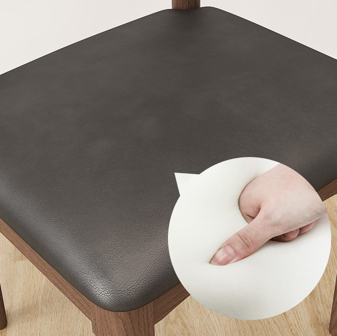 Contemporary Style Wood Dining Chairs Armless Open Back Dining Chair Clearhalo ' kitchen&dining_furn' 'Dining Chairs' 'Dining Tables & Seating' 'dining_chair' 'Furniture' 'furniture_dining_chair' 'Kitchen & Dining Furniture' 'kitchen' 4245954