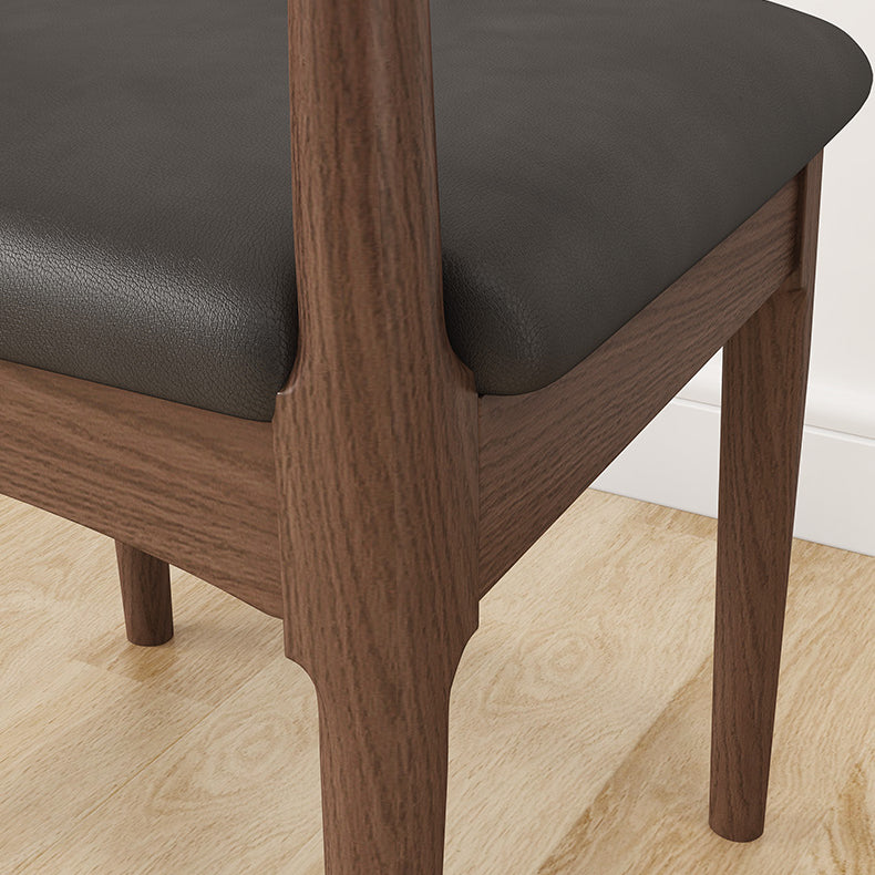 Contemporary Style Wood Dining Chairs Armless Open Back Dining Chair Clearhalo ' kitchen&dining_furn' 'Dining Chairs' 'Dining Tables & Seating' 'dining_chair' 'Furniture' 'furniture_dining_chair' 'Kitchen & Dining Furniture' 'kitchen' 4245957