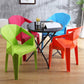 Contemporary Style Plastic Dining Chair Dining Arm Stackable Side Chairs for Kitchen Clearhalo ' kitchen&dining_furn' 'Dining Chairs' 'Dining Tables & Seating' 'dining_chair' 'furn' 'furn_dining_chair' 'Furniture' 'furniture_dining_chair' 'Kitchen & Dining Furniture' 'kitchen' 4246046