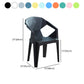 Contemporary Style Plastic Dining Chair Dining Arm Stackable Side Chairs for Kitchen Clearhalo ' kitchen&dining_furn' 'Dining Chairs' 'Dining Tables & Seating' 'dining_chair' 'furn' 'furn_dining_chair' 'Furniture' 'furniture_dining_chair' 'Kitchen & Dining Furniture' 'kitchen' 4246048
