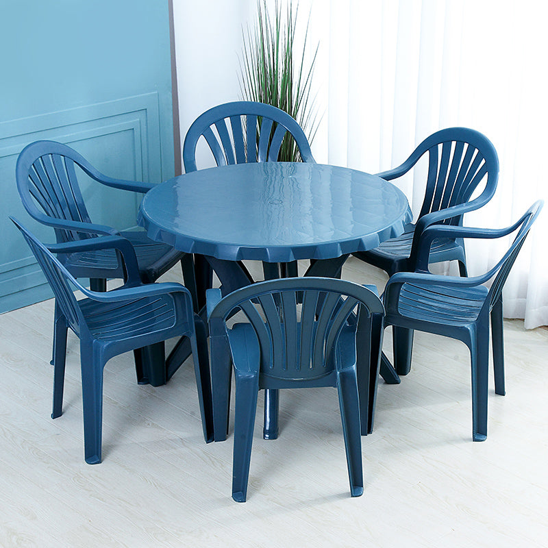 Contemporary Style Plastic Dining Chair Dining Arm Stackable Side Chair for Kitchen Clearhalo ' kitchen&dining_furn' 'Dining Chairs' 'Dining Tables & Seating' 'dining_chair' 'furn' 'furn_dining_chair' 'Furniture' 'furniture_dining_chair' 'Kitchen & Dining Furniture' 'kitchen' 4246051