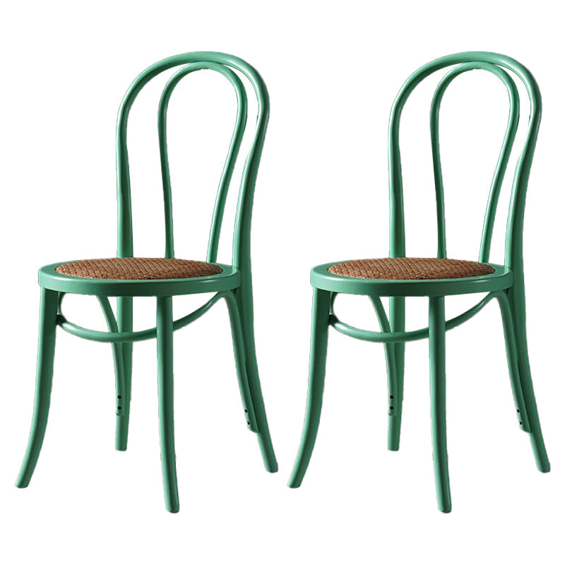 Traditional Style Dining Chair Rattan Wood Kitchen Windsor Back Dining Side Chair Turquoise 2 Piece Set Clearhalo ' kitchen&dining_furn' 'Dining Chairs' 'Dining Tables & Seating' 'dining_chair' 'furn' 'furn_dining_chair' 'Furniture' 'furniture_dining_chair' 'Kitchen & Dining Furniture' 'kitchen' 4246077