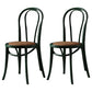 Traditional Style Dining Chair Rattan Wood Kitchen Windsor Back Dining Side Chair Blackish Green 2 Piece Set Clearhalo ' kitchen&dining_furn' 'Dining Chairs' 'Dining Tables & Seating' 'dining_chair' 'furn' 'furn_dining_chair' 'Furniture' 'furniture_dining_chair' 'Kitchen & Dining Furniture' 'kitchen' 4246079