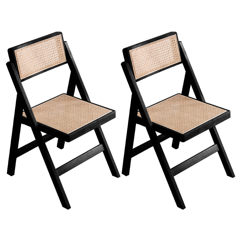 Scandinavian Style Dining Chair Wood Restaurant Open Back Dining Chair Black 2 Piece Set Clearhalo ' kitchen&dining_furn' 'Dining Chairs' 'Dining Tables & Seating' 'dining_chair' 'furn' 'furn_dining_chair' 'Furniture' 'furniture_dining_chair' 'Kitchen & Dining Furniture' 'kitchen' 4246106