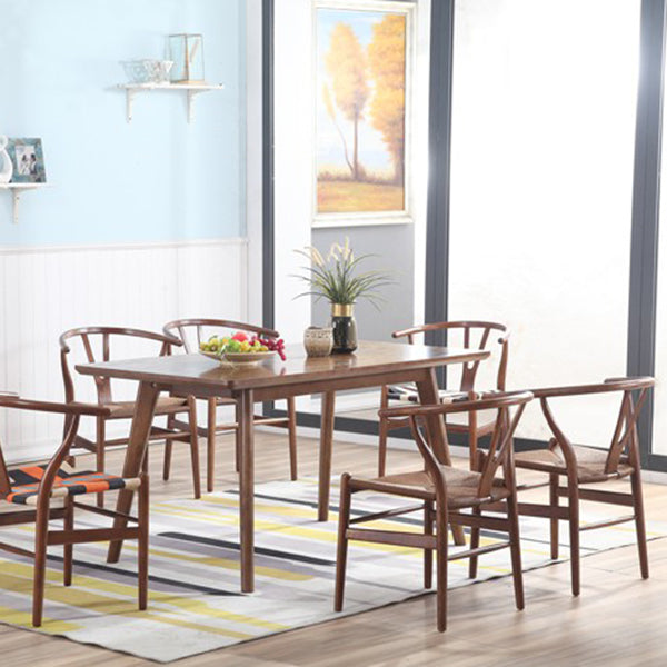 Traditional Style Arm Dining Chairs Ash Wishbone Wood Dining Armchairs Clearhalo ' kitchen&dining_furn' 'Dining Chairs' 'Dining Tables & Seating' 'dining_chair' 'furn' 'furn_dining_chair' 'Furniture' 'furniture_dining_chair' 'Kitchen & Dining Furniture' 'kitchen' 4246138