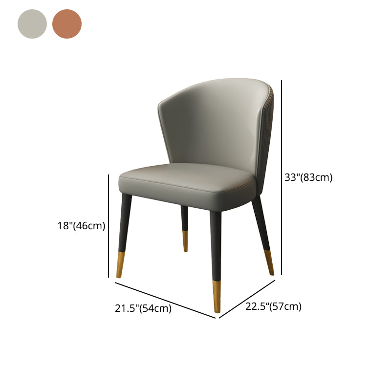 Indoor Scandinavian Side Chair Upholstered Wood Wingback Dining Room Chair Clearhalo ' kitchen&dining_furn' 'Dining Chairs' 'Dining Tables & Seating' 'dining_chair' 'Furniture' 'furniture_dining_chair' 'Kitchen & Dining Furniture' 'kitchen' 4246171