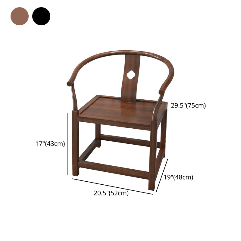 Traditional Wood Dining Arm Chairs Windsor Back Side Chair for Restaurant Use Clearhalo ' kitchen&dining_furn' 'Dining Chairs' 'Dining Tables & Seating' 'dining_chair' 'furn' 'furn_dining_chair' 'Furniture' 'furniture_dining_chair' 'Kitchen & Dining Furniture' 'kitchen' 4246209