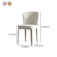 Glam Leather Dining Armless Chair Metal Dining Parsons Chair for Home Use Clearhalo ' kitchen&dining_furn' 'Dining Chairs' 'Dining Tables & Seating' 'dining_chair' 'furn' 'furn_dining_chair' 'Furniture' 'furniture_dining_chair' 'Kitchen & Dining Furniture' 'kitchen' 4246224