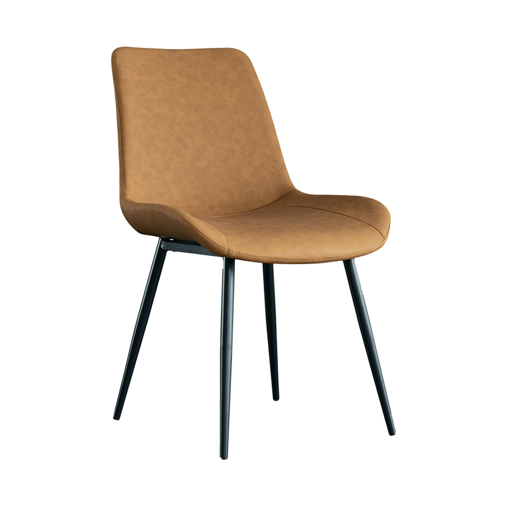 Contemporary Style Dining Chairs Armless Chairs with Metal Legs for Kitchen Clearhalo ' kitchen&dining_furn' 'Dining Chairs' 'Dining Tables & Seating' 'dining_chair' 'furn' 'furn_dining_chair' 'Furniture' 'furniture_dining_chair' 'Kitchen & Dining Furniture' 'kitchen' 4246233