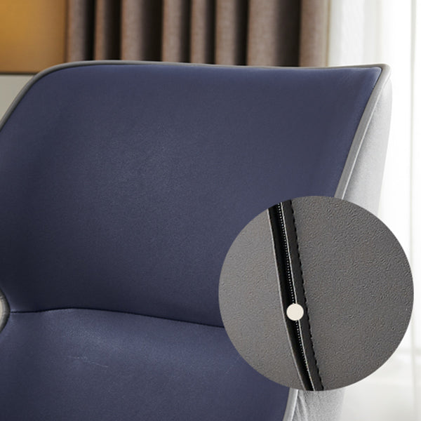 Contemporary Metal Dining Room Chair Wingback Arm Chair for Restaurant Use Clearhalo ' kitchen&dining_furn' 'Dining Chairs' 'Dining Tables & Seating' 'dining_chair' 'furn' 'furn_dining_chair' 'Furniture' 'furniture_dining_chair' 'Kitchen & Dining Furniture' 'kitchen' 4246253