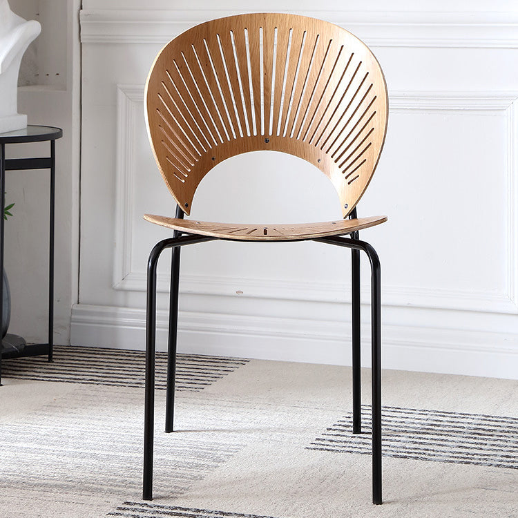 Modern Wood Dining Room Chair Metal Armless Dining Chairs for Home Use Clearhalo ' kitchen&dining_furn' 'Dining Chairs' 'Dining Tables & Seating' 'dining_chair' 'furn' 'furn_dining_chair' 'Furniture' 'furniture_dining_chair' 'Kitchen & Dining Furniture' 'kitchen' 4246312