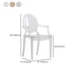 Scandinavian Style Dining Chair Home Acrylic Open Back Dining Chair with Arm Clearhalo ' kitchen&dining_furn' 'Dining Chairs' 'Dining Tables & Seating' 'dining_chair' 'furn' 'furn_dining_chair' 'Furniture' 'furniture_dining_chair' 'Kitchen & Dining Furniture' 'kitchen' 4246372