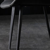 Contemporary Style Dining Chair Armless Kitchen Side Chairs with Metal Legs Clearhalo ' kitchen&dining_furn' 'Dining Chairs' 'Dining Tables & Seating' 'dining_chair' 'furn' 'furn_dining_chair' 'Furniture' 'furniture_dining_chair' 'Kitchen & Dining Furniture' 'kitchen' 4246384