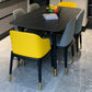 Rectangle Three-Color Dining Table Sintered Stone Table Luxury with 4 Legs Clearhalo ' dining_table' 'Dining Tables & Seating' 'Dining Tables' 'furn' 'furn_dining_table' 'Furniture' 'furniture_dining_table' 'Kitchen & Dining Furniture' 'kitchen&dining_furn' 'kitchen' 'kitchen_dining_table' 4246417