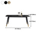 Rectangle Three-Color Dining Table Sintered Stone Table Luxury with 4 Legs Clearhalo ' dining_table' 'Dining Tables & Seating' 'Dining Tables' 'furn' 'furn_dining_table' 'Furniture' 'furniture_dining_table' 'Kitchen & Dining Furniture' 'kitchen&dining_furn' 'kitchen' 'kitchen_dining_table' 4246421