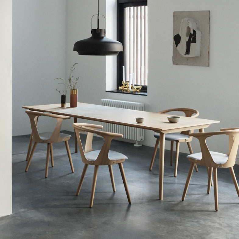 Rectangle Two-Color Dining Table Fir Solid Wood Table Modern with 4 Legs Clearhalo ' dining_table' 'Dining Tables & Seating' 'Dining Tables' 'furn' 'furn_dining_table' 'Furniture' 'furniture_dining_table' 'Kitchen & Dining Furniture' 'kitchen&dining_furn' 'kitchen' 'kitchen_dining_table' 4246434