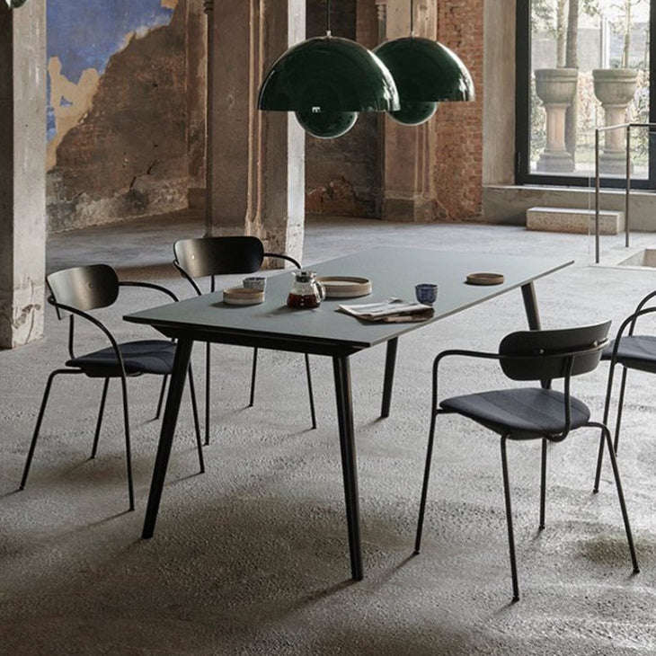 Rectangle Two-Color Dining Table Fir Solid Wood Table Modern with 4 Legs Black Without Chairs Clearhalo ' dining_table' 'Dining Tables & Seating' 'Dining Tables' 'furn' 'furn_dining_table' 'Furniture' 'furniture_dining_table' 'Kitchen & Dining Furniture' 'kitchen&dining_furn' 'kitchen' 'kitchen_dining_table' 4246435