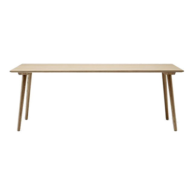Rectangle Two-Color Dining Table Fir Solid Wood Table Modern with 4 Legs Natural Without Chairs Clearhalo ' dining_table' 'Dining Tables & Seating' 'Dining Tables' 'furn' 'furn_dining_table' 'Furniture' 'furniture_dining_table' 'Kitchen & Dining Furniture' 'kitchen&dining_furn' 'kitchen' 'kitchen_dining_table' 4246438