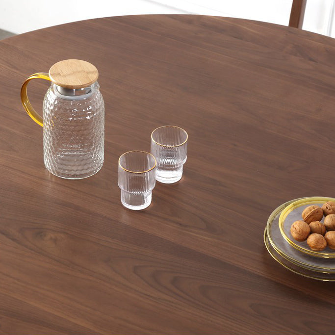 Round Dining Site Table Simplicity Style 4-foot Furniture with Turntable Clearhalo ' dining_table' 'Dining Tables & Seating' 'Dining Tables' 'furn' 'furn_dining_table' 'Furniture' 'furniture_dining_table' 'Kitchen & Dining Furniture' 'kitchen&dining_furn' 'kitchen' 'kitchen_dining_table' 4246450
