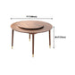 Round Dining Site Table Simplicity Style 4-foot Furniture with Turntable Clearhalo ' dining_table' 'Dining Tables & Seating' 'Dining Tables' 'furn' 'furn_dining_table' 'Furniture' 'furniture_dining_table' 'Kitchen & Dining Furniture' 'kitchen&dining_furn' 'kitchen' 'kitchen_dining_table' 4246464