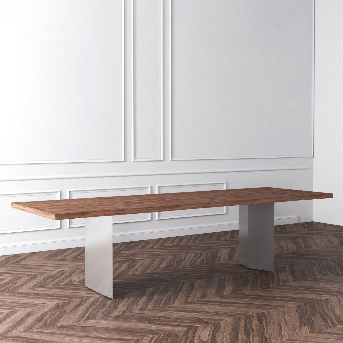 Rectangle Luxury Style Dining Table Wood Color Fixed Table with Solid Wood Clearhalo ' dining_table' 'Dining Tables & Seating' 'Dining Tables' 'furn' 'furn_dining_table' 'Furniture' 'furniture_dining_table' 'Kitchen & Dining Furniture' 'kitchen&dining_furn' 'kitchen' 'kitchen_dining_table' 4246465