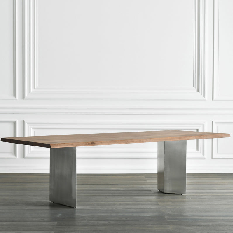 Rectangle Luxury Style Dining Table Wood Color Fixed Table with Solid Wood Clearhalo ' dining_table' 'Dining Tables & Seating' 'Dining Tables' 'furn' 'furn_dining_table' 'Furniture' 'furniture_dining_table' 'Kitchen & Dining Furniture' 'kitchen&dining_furn' 'kitchen' 'kitchen_dining_table' 4246466