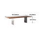 Rectangle Luxury Style Dining Table Wood Color Fixed Table with Solid Wood Clearhalo ' dining_table' 'Dining Tables & Seating' 'Dining Tables' 'furn' 'furn_dining_table' 'Furniture' 'furniture_dining_table' 'Kitchen & Dining Furniture' 'kitchen&dining_furn' 'kitchen' 'kitchen_dining_table' 4246477