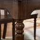 Medieval Modern Rectangle Dining Table Rubber Wood Table in Brown with 4 Legs Clearhalo ' dining_table' 'Dining Tables & Seating' 'Dining Tables' 'furn' 'furn_dining_table' 'Furniture' 'furniture_dining_table' 'Kitchen & Dining Furniture' 'kitchen&dining_furn' 'kitchen' 'kitchen_dining_table' 4246485