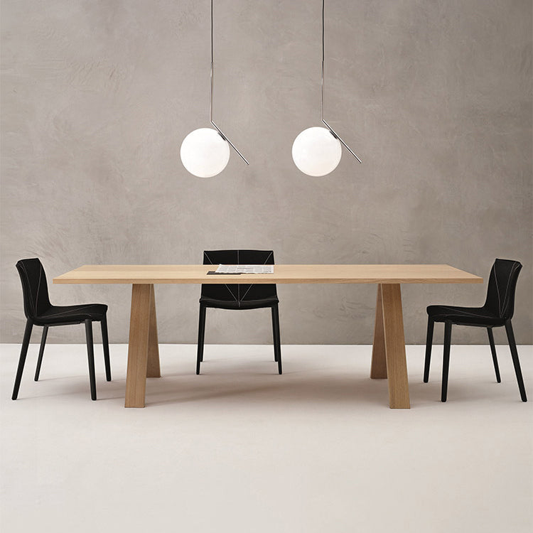 Rectangle Wood Color Dining Table Pine Solid Wood Table Modern with 4 Legs Clearhalo ' dining_table' 'Dining Tables & Seating' 'Dining Tables' 'furn' 'furn_dining_table' 'Furniture' 'furniture_dining_table' 'Kitchen & Dining Furniture' 'kitchen&dining_furn' 'kitchen' 'kitchen_dining_table' 4246492