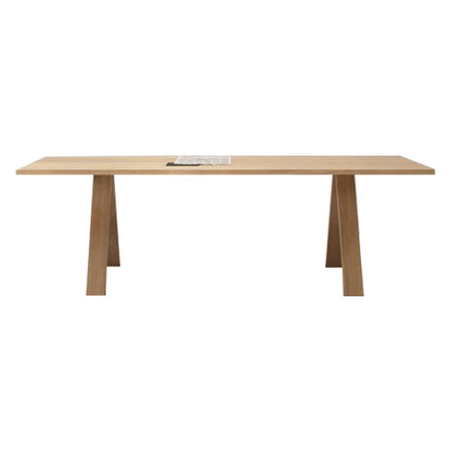 Rectangle Wood Color Dining Table Pine Solid Wood Table Modern with 4 Legs Without Chairs Clearhalo ' dining_table' 'Dining Tables & Seating' 'Dining Tables' 'furn' 'furn_dining_table' 'Furniture' 'furniture_dining_table' 'Kitchen & Dining Furniture' 'kitchen&dining_furn' 'kitchen' 'kitchen_dining_table' 4246495