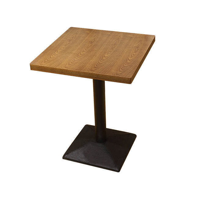 Industrial Style Dining Room Collection Solid Wood Dining Site Table for Home Square Brown Without Chairs Clearhalo ' dining_table' 'Dining Tables & Seating' 'Dining Tables' 'furn' 'furn_dining_table' 'Furniture' 'furniture_dining_table' 'Kitchen & Dining Furniture' 'kitchen&dining_furn' 'kitchen' 'kitchen_dining_table' 4246521