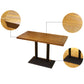 Industrial Style Dining Room Collection Solid Wood Dining Site Table for Home Clearhalo ' dining_table' 'Dining Tables & Seating' 'Dining Tables' 'furn' 'furn_dining_table' 'Furniture' 'furniture_dining_table' 'Kitchen & Dining Furniture' 'kitchen&dining_furn' 'kitchen' 'kitchen_dining_table' 4246524