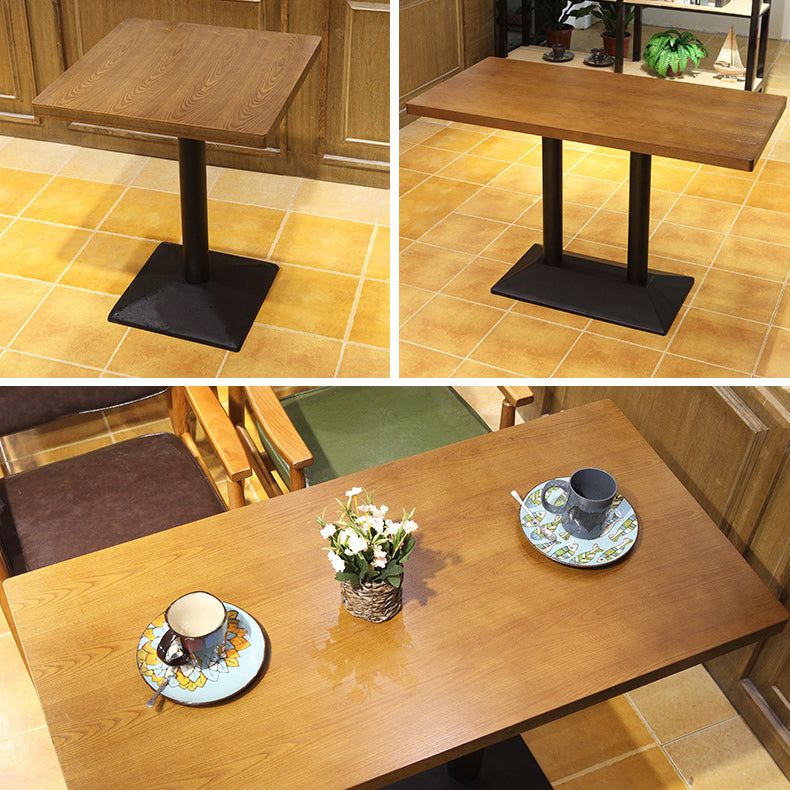 Industrial Style Dining Room Collection Solid Wood Dining Site Table for Home Clearhalo ' dining_table' 'Dining Tables & Seating' 'Dining Tables' 'furn' 'furn_dining_table' 'Furniture' 'furniture_dining_table' 'Kitchen & Dining Furniture' 'kitchen&dining_furn' 'kitchen' 'kitchen_dining_table' 4246526