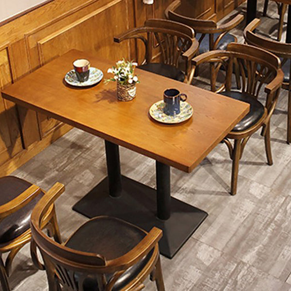 Industrial Style Dining Room Collection Solid Wood Dining Site Table for Home Clearhalo ' dining_table' 'Dining Tables & Seating' 'Dining Tables' 'furn' 'furn_dining_table' 'Furniture' 'furniture_dining_table' 'Kitchen & Dining Furniture' 'kitchen&dining_furn' 'kitchen' 'kitchen_dining_table' 4246528
