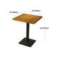 Industrial Style Dining Room Collection Solid Wood Dining Site Table for Home Clearhalo ' dining_table' 'Dining Tables & Seating' 'Dining Tables' 'furn' 'furn_dining_table' 'Furniture' 'furniture_dining_table' 'Kitchen & Dining Furniture' 'kitchen&dining_furn' 'kitchen' 'kitchen_dining_table' 4246533