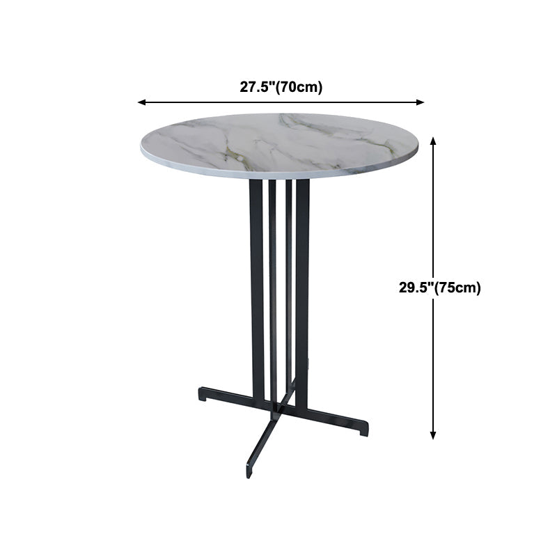 Industrial Style Dining Table White Sintered Stone Dining Table with Black Frame for Dinning Room Clearhalo ' dining_table' 'Dining Tables & Seating' 'Dining Tables' 'furn' 'furn_dining_table' 'Furniture' 'furniture_dining_table' 'Kitchen & Dining Furniture' 'kitchen&dining_furn' 'kitchen' 'kitchen_dining_table' 4246550