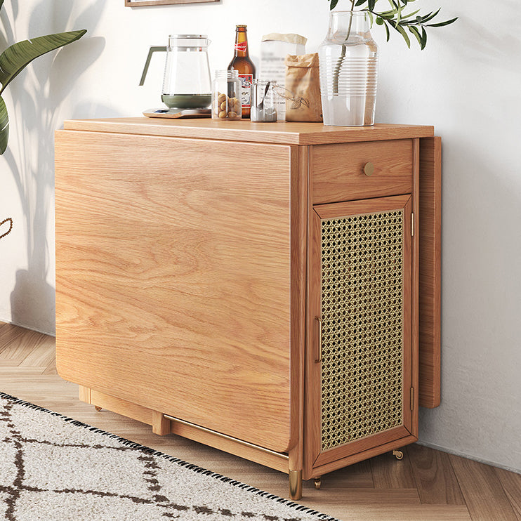 Mid-Century 61.8" Dining Table Rectangle Solid Wood Dining Table for Home (only Table) Clearhalo ' dining_table' 'Dining Tables & Seating' 'Dining Tables' 'furn' 'furn_dining_table' 'Furniture' 'furniture_dining_table' 'Kitchen & Dining Furniture' 'kitchen&dining_furn' 'kitchen' 'kitchen_dining_table' 4246564