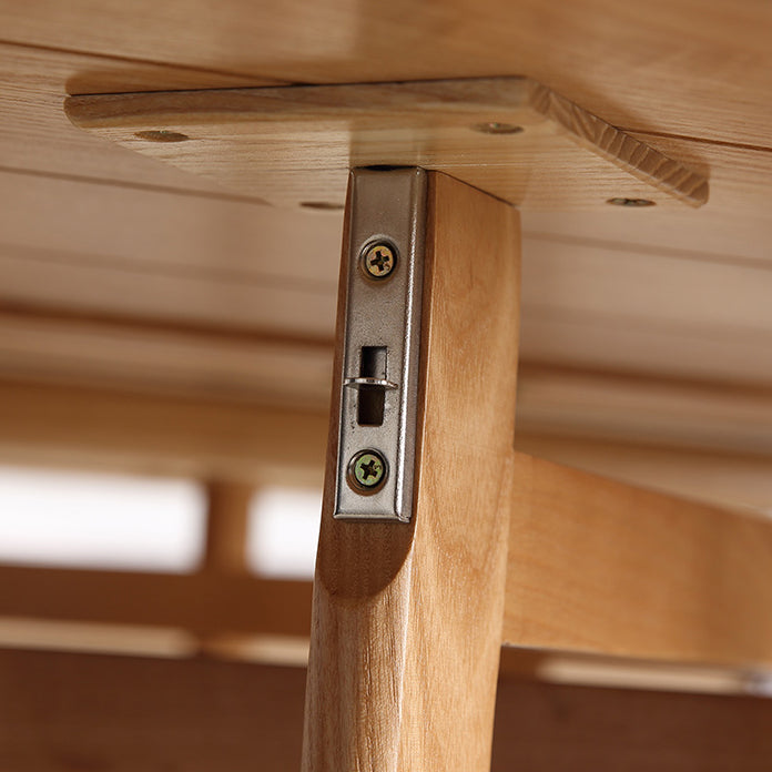 Mid-Century 61.8" Dining Table Rectangle Solid Wood Dining Table for Home (only Table) Clearhalo ' dining_table' 'Dining Tables & Seating' 'Dining Tables' 'furn' 'furn_dining_table' 'Furniture' 'furniture_dining_table' 'Kitchen & Dining Furniture' 'kitchen&dining_furn' 'kitchen' 'kitchen_dining_table' 4246570