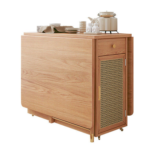 Mid-Century 61.8" Dining Table Rectangle Solid Wood Dining Table for Home (only Table) Solid Wood Without Chairs Clearhalo ' dining_table' 'Dining Tables & Seating' 'Dining Tables' 'furn' 'furn_dining_table' 'Furniture' 'furniture_dining_table' 'Kitchen & Dining Furniture' 'kitchen&dining_furn' 'kitchen' 'kitchen_dining_table' 4246572