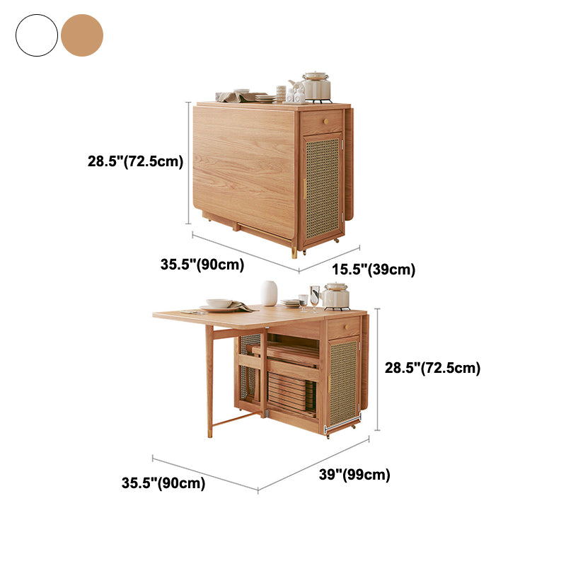 Mid-Century 61.8" Dining Table Rectangle Solid Wood Dining Table for Home (only Table) Clearhalo ' dining_table' 'Dining Tables & Seating' 'Dining Tables' 'furn' 'furn_dining_table' 'Furniture' 'furniture_dining_table' 'Kitchen & Dining Furniture' 'kitchen&dining_furn' 'kitchen' 'kitchen_dining_table' 4246573