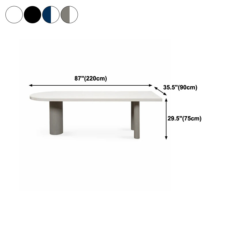 Free Form Solid Wood Table Simplicity 3 Legs Table for Dining Room Clearhalo ' dining_table' 'Dining Tables & Seating' 'Dining Tables' 'furn' 'furn_dining_table' 'Furniture' 'furniture_dining_table' 'Kitchen & Dining Furniture' 'kitchen&dining_furn' 'kitchen' 'kitchen_dining_table' 4246618