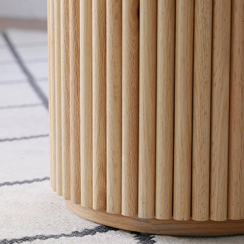 Round Pedestal Casual Dining Table Light Wood Color Fixed Table with Pinewood Solid Wood Clearhalo ' dining_table' 'Dining Tables & Seating' 'Dining Tables' 'furn' 'furn_dining_table' 'Furniture' 'furniture_dining_table' 'Kitchen & Dining Furniture' 'kitchen&dining_furn' 'kitchen' 'kitchen_dining_table' 4246660