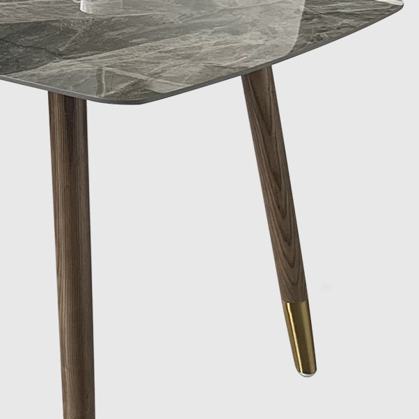 Sintered Stone Two-Color Dining Table Luxury 4 Legs Table for Dining Room Clearhalo ' dining_table' 'Dining Tables & Seating' 'Dining Tables' 'furn' 'furn_dining_table' 'Furniture' 'furniture_dining_table' 'Kitchen & Dining Furniture' 'kitchen&dining_furn' 'kitchen' 'kitchen_dining_table' 4246724