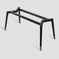 Traditional Luxury Dining Table Rectangle Sintered Stone 4 Legs Dining Table with Black Frame Clearhalo ' dining_table' 'Dining Tables & Seating' 'Dining Tables' 'furn' 'furn_dining_table' 'Furniture' 'furniture_dining_table' 'Kitchen & Dining Furniture' 'kitchen&dining_furn' 'kitchen' 'kitchen_dining_table' 4246758