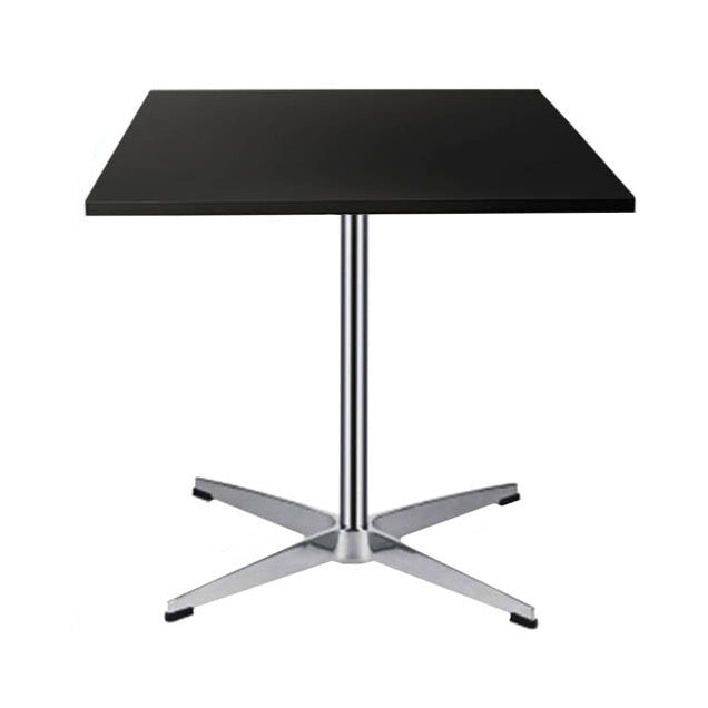 Industrial Style Dining Site Table MDF Dining Room Collection for Dining Room Square Black Clearhalo ' dining_table' 'Dining Tables & Seating' 'Dining Tables' 'Furniture' 'furniture_dining_table' 'Kitchen & Dining Furniture' 'kitchen&dining_furn' 'kitchen' 'kitchen_dining_table' 4246786
