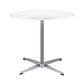 Industrial Style Dining Site Table MDF Dining Room Collection for Dining Room Round White Clearhalo ' dining_table' 'Dining Tables & Seating' 'Dining Tables' 'Furniture' 'furniture_dining_table' 'Kitchen & Dining Furniture' 'kitchen&dining_furn' 'kitchen' 'kitchen_dining_table' 4246787