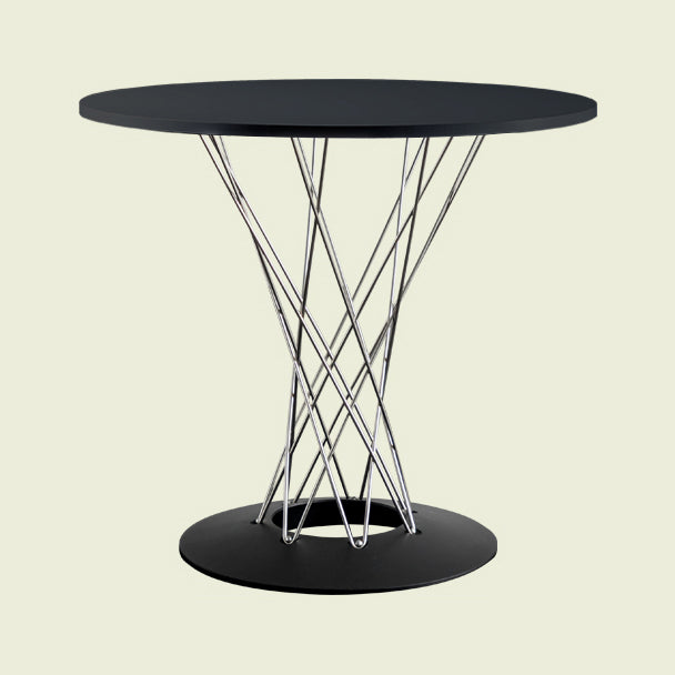 Modern Style Dining Table Round Dining Table with Metal Base for Home Use Silver 31.5"L x 31.5"W x 28"H Clearhalo ' dining_table' 'Dining Tables & Seating' 'Dining Tables' 'Furniture' 'furniture_dining_table' 'Kitchen & Dining Furniture' 'kitchen&dining_furn' 'kitchen' 'kitchen_dining_table' 4246797