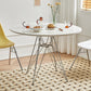 Modern Style Dining Table Round Dining Table with Metal Base for Home Use Clearhalo ' dining_table' 'Dining Tables & Seating' 'Dining Tables' 'Furniture' 'furniture_dining_table' 'Kitchen & Dining Furniture' 'kitchen&dining_furn' 'kitchen' 'kitchen_dining_table' 4246800